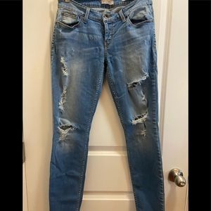 Guess ripped jeans